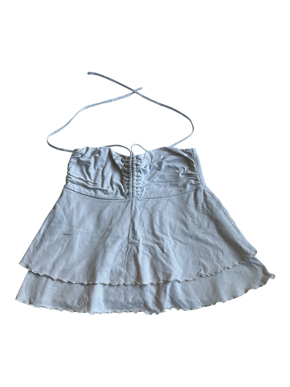 Wild Fable Strapless Cinched Babydoll Cream Top size M